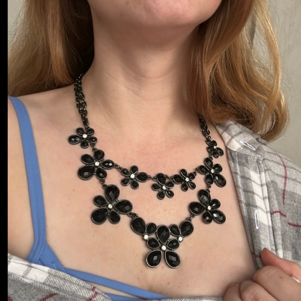 Simply Vera by Vera Wang chunky flower necklace
